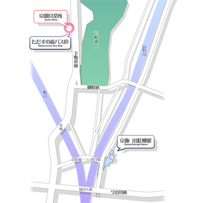 京都営業所アクセスマップ